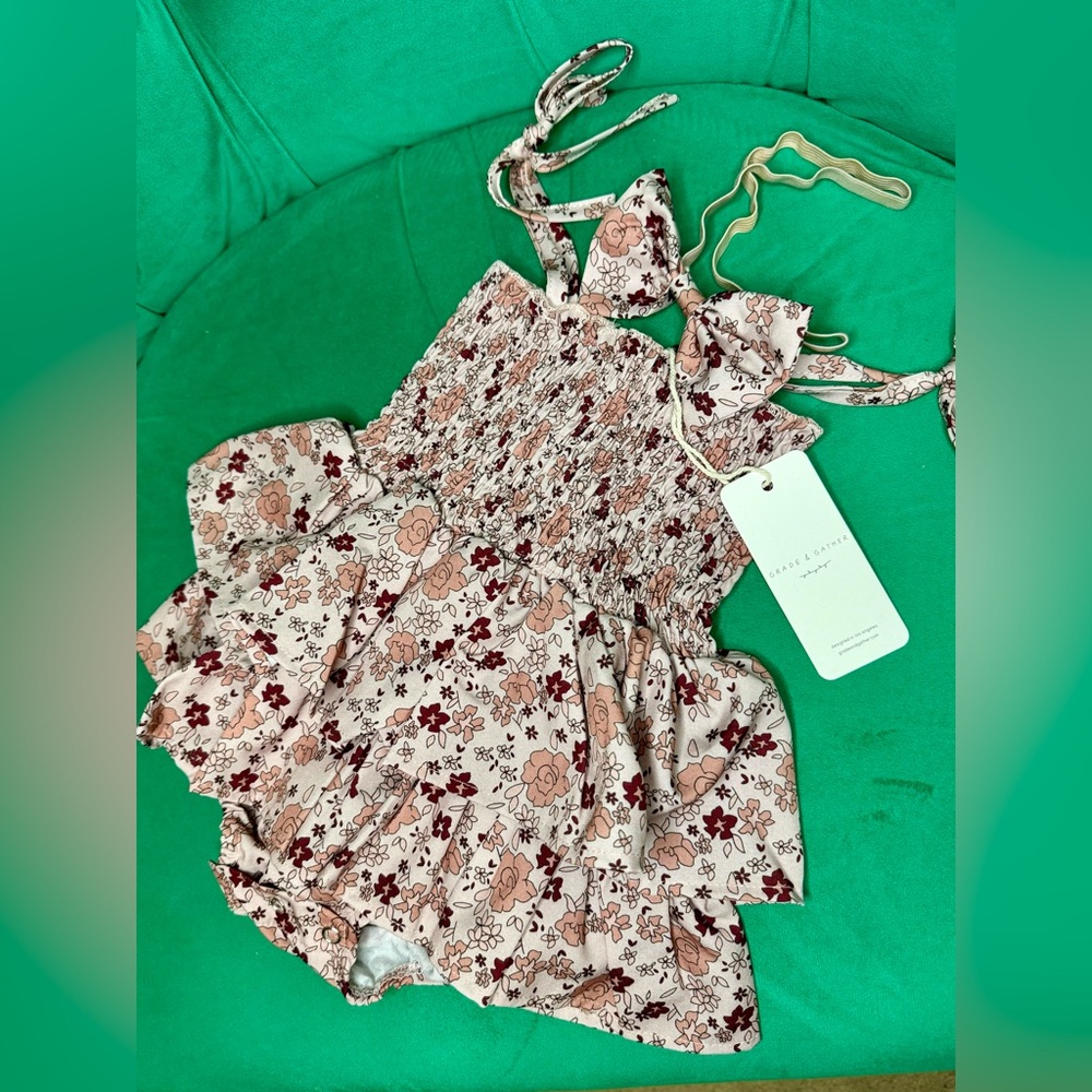 Beautiful Romper Dress.  NWT